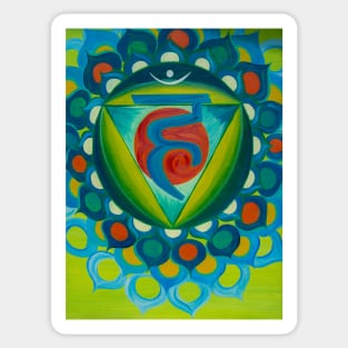 Throat Chakra 5 Sticker